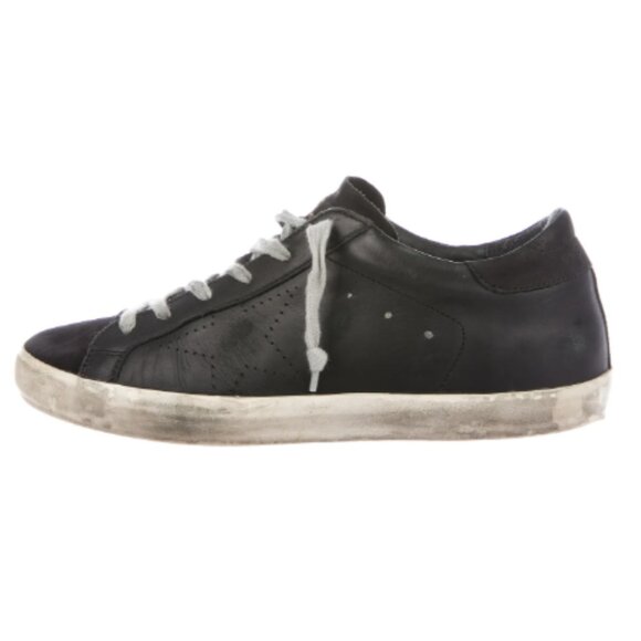 Golden Goose Black Superstar Sneakers - Picture 2 of 5